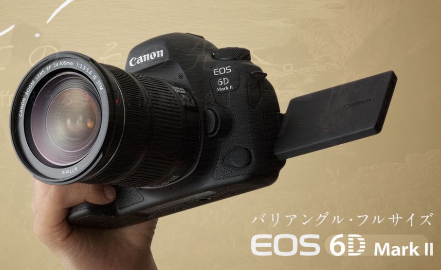 コスプレ撮影におすすめのカメラ「Canon　6D MarkⅡ」