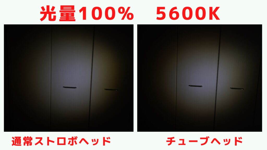 AD200proⅡのモデリングランプ100%