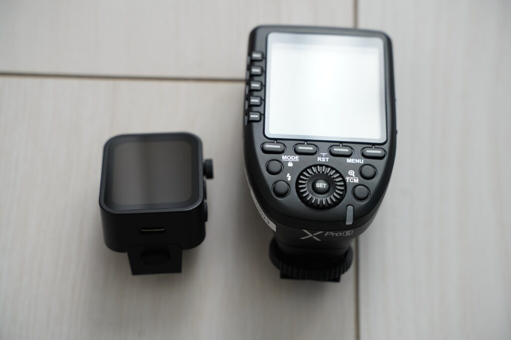 GODOX XproとX3のサイズ比較